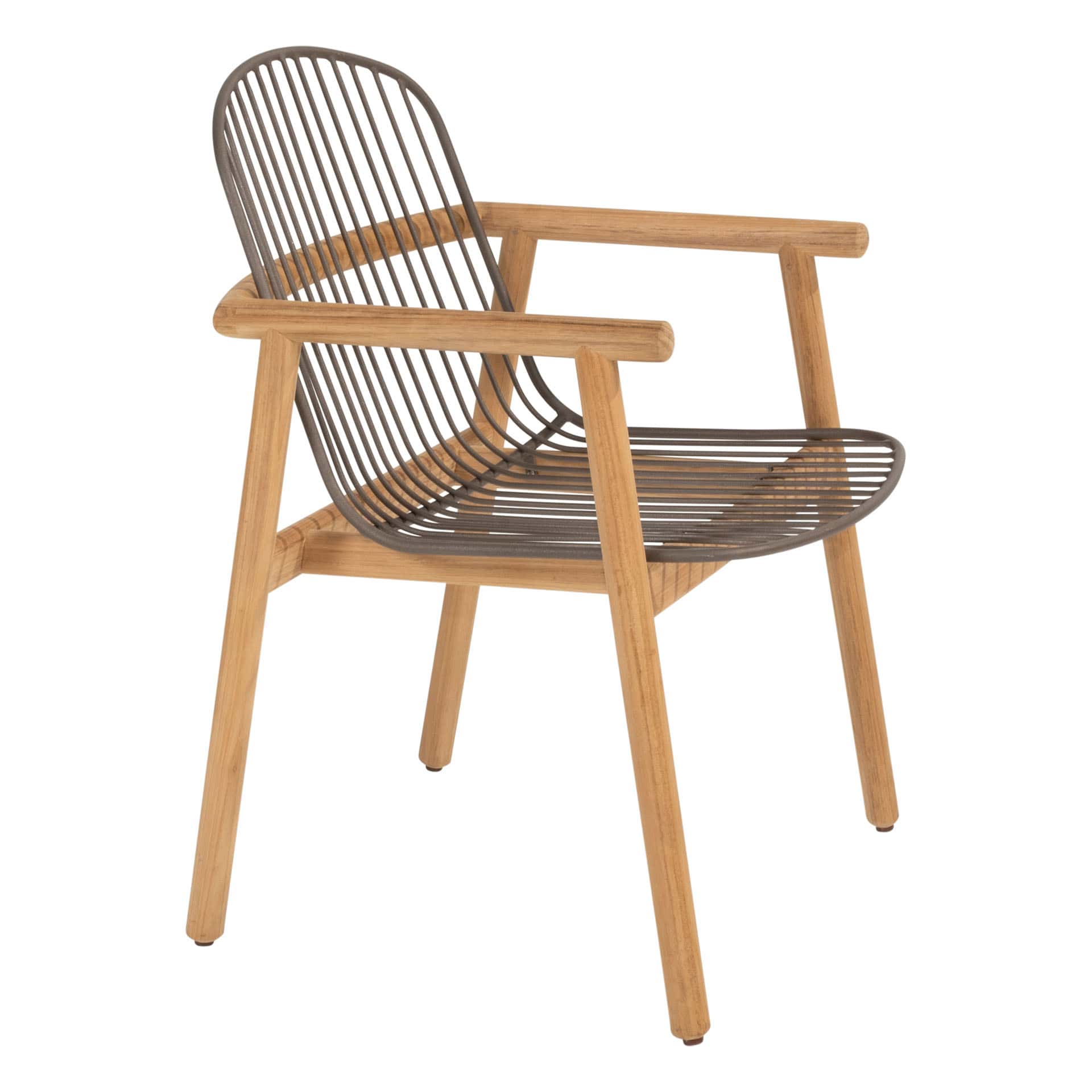 Taste 4SO Samos Essstuhl (6 St.) + Taste 4SO Capri Tisch Fassform Teak 240 cm