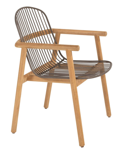 4 Seasons Outdoor Samos Essstuhl + Geschmack 4SO Liam Tisch mit Keramikplatten 240 cm