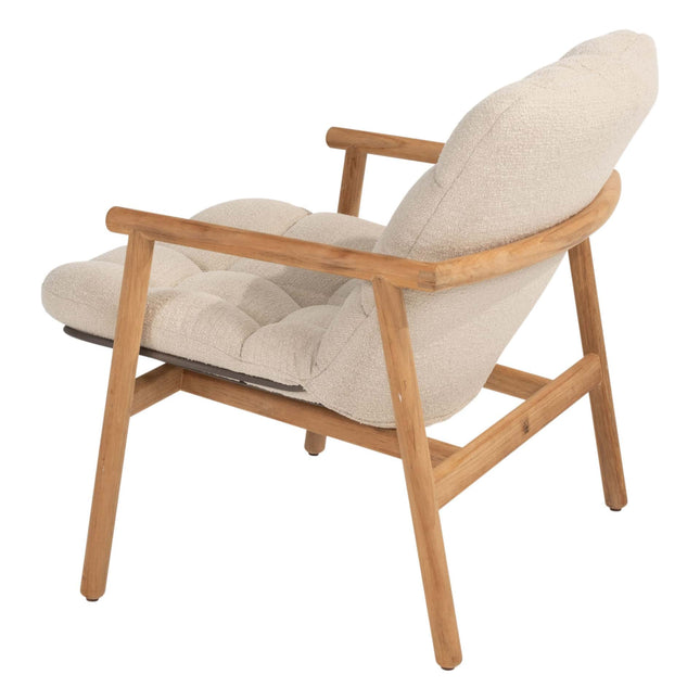 4 Seasons Outdoor Samos Bistro Lounge Set + Finn Coffee Teak Teak 60 Ø CM