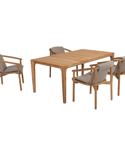 4 Seasons Outdoor Tess Dining + Taste 4SO Liam Esstisch Teak 180 x 100 cm