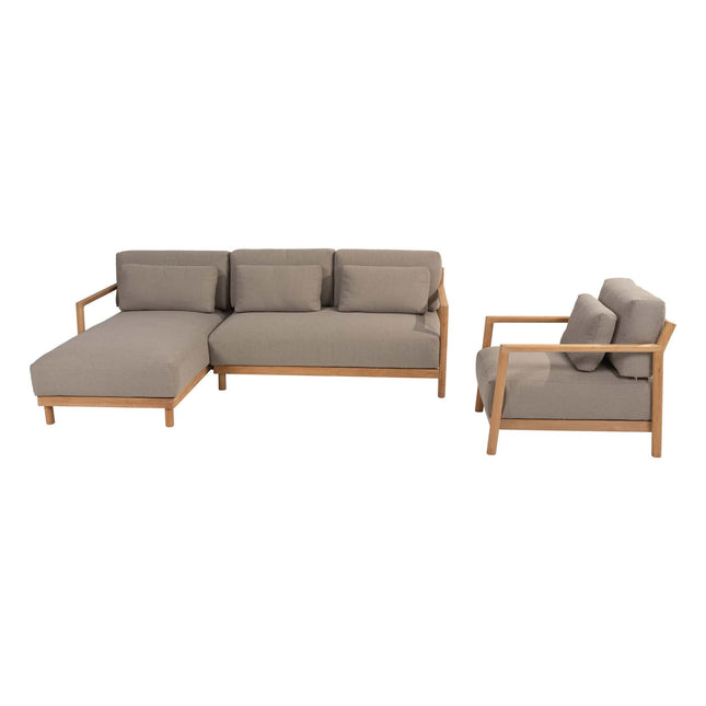 4 Seasons Outdoor Marie Chaise Lounge Bank + Lounge Stuhl