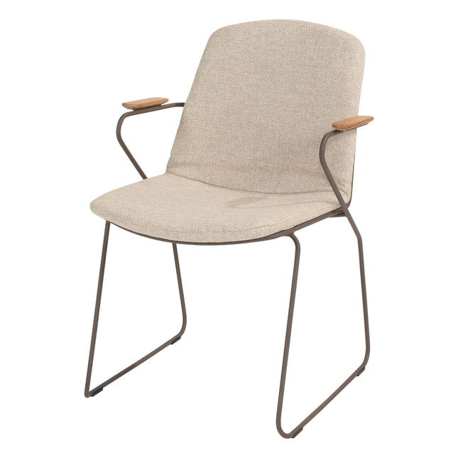 4 Seasons Outdoor Veneto Dining Terre + Taste 4SO Prado Teak Tabelle 160 Ø CM