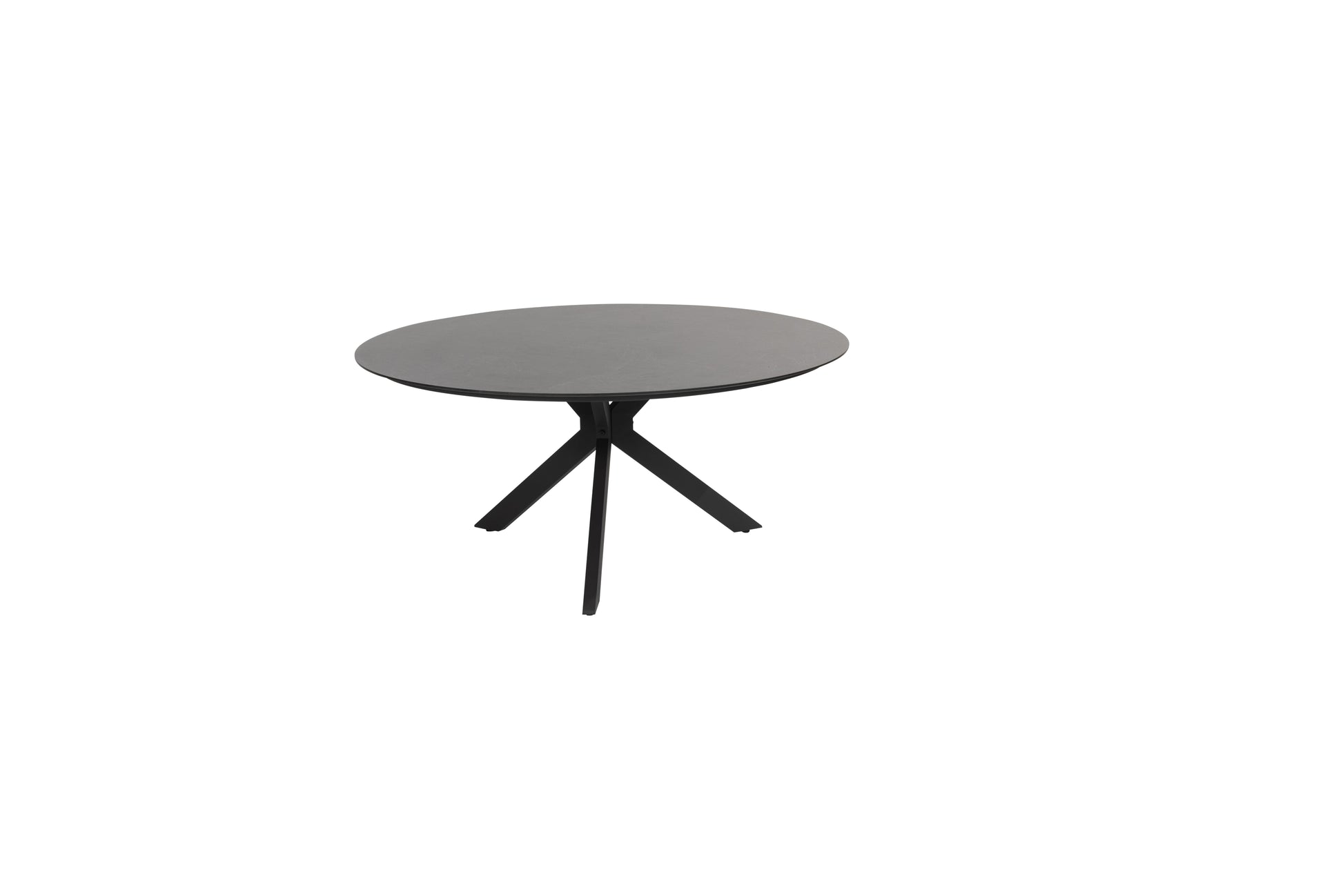 4 Seasons Outdoor Locarno dining table 160cm HPL slate anthracite top - Image 1