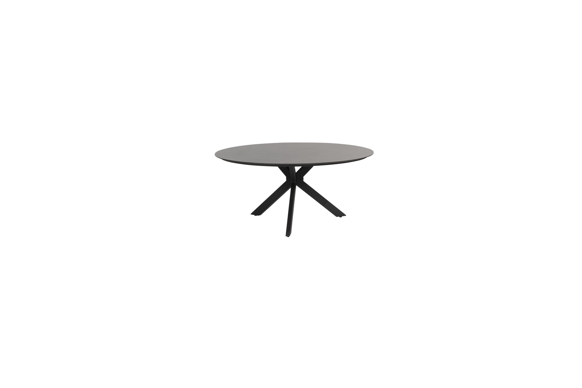 4 Seasons Outdoor Locarno dining table 160cm HPL slate anthracite top - Image 2