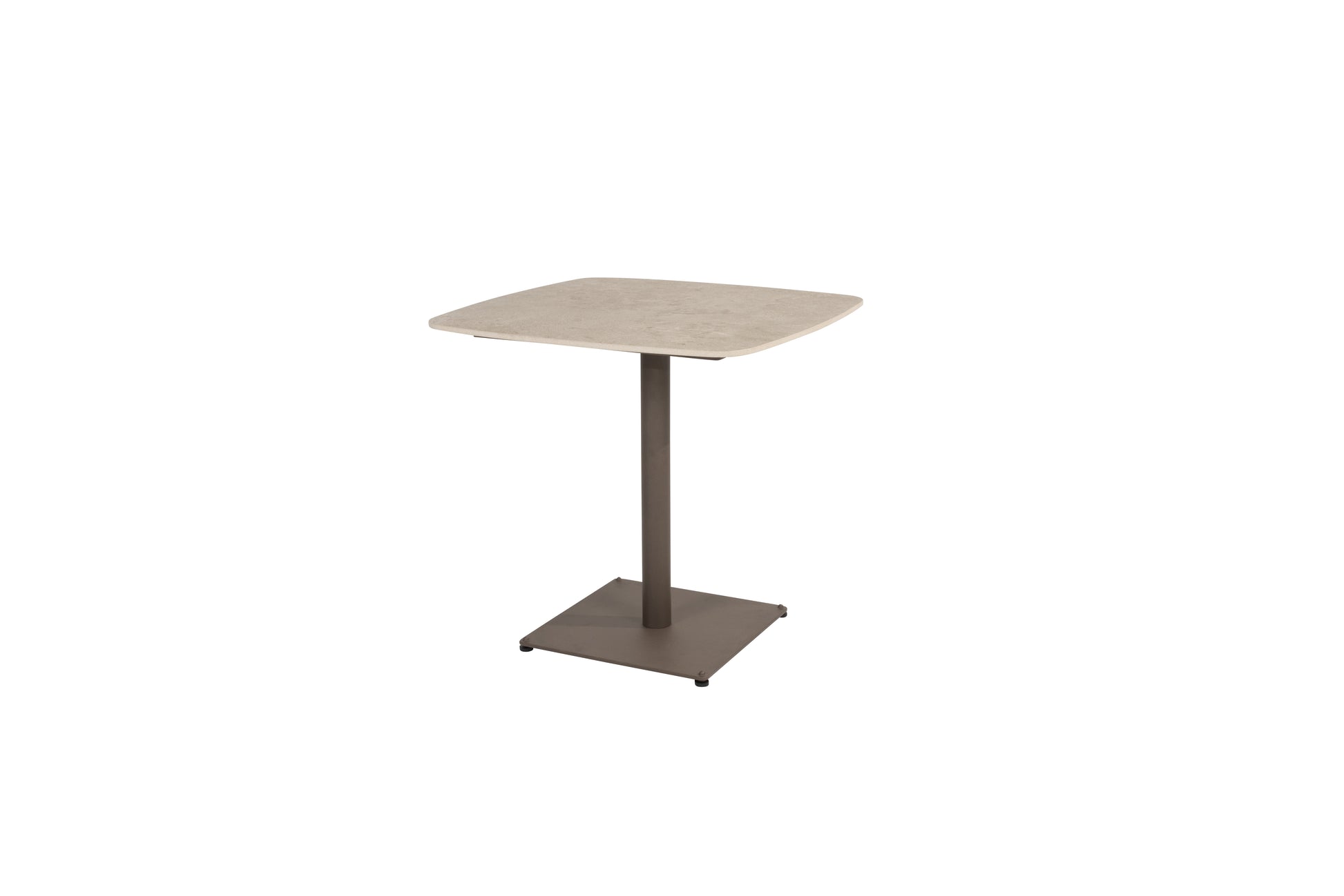 4SO Vermont tafel earth keramiek 75 x 75 cm