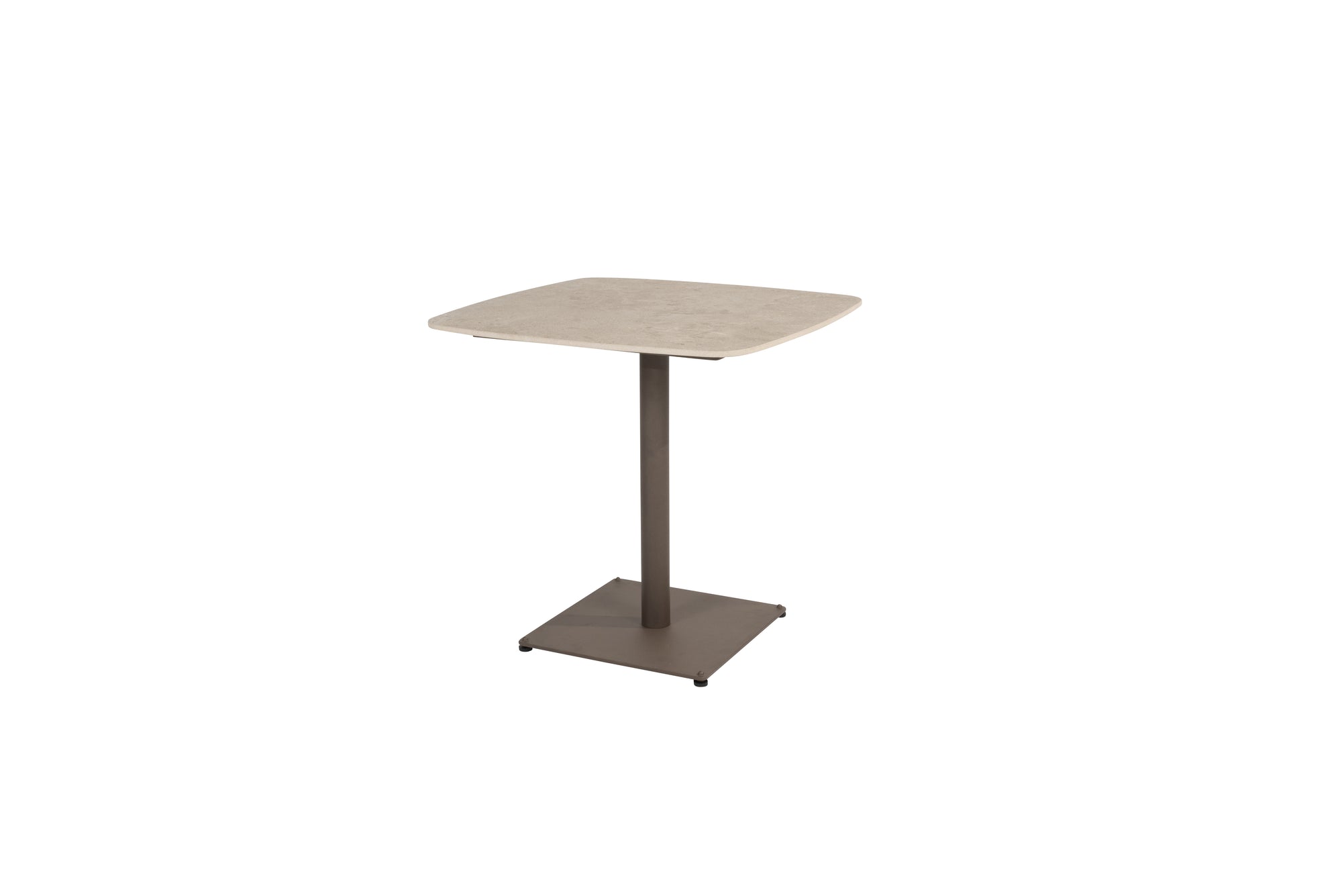 4SO Vermont tafel earth keramiek 75 x 75 cm