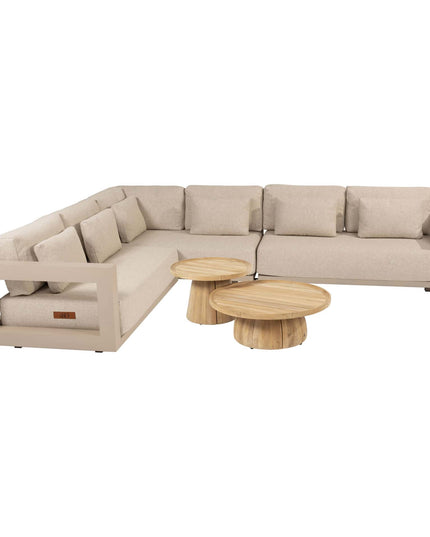 4 Seasons Outdoor Metropolitan Lounge Set Latte + Pablo -Kaffeetische