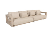 4 Seasons Outdoor Metropolitan modular 4-seater bench Latte - Image 1