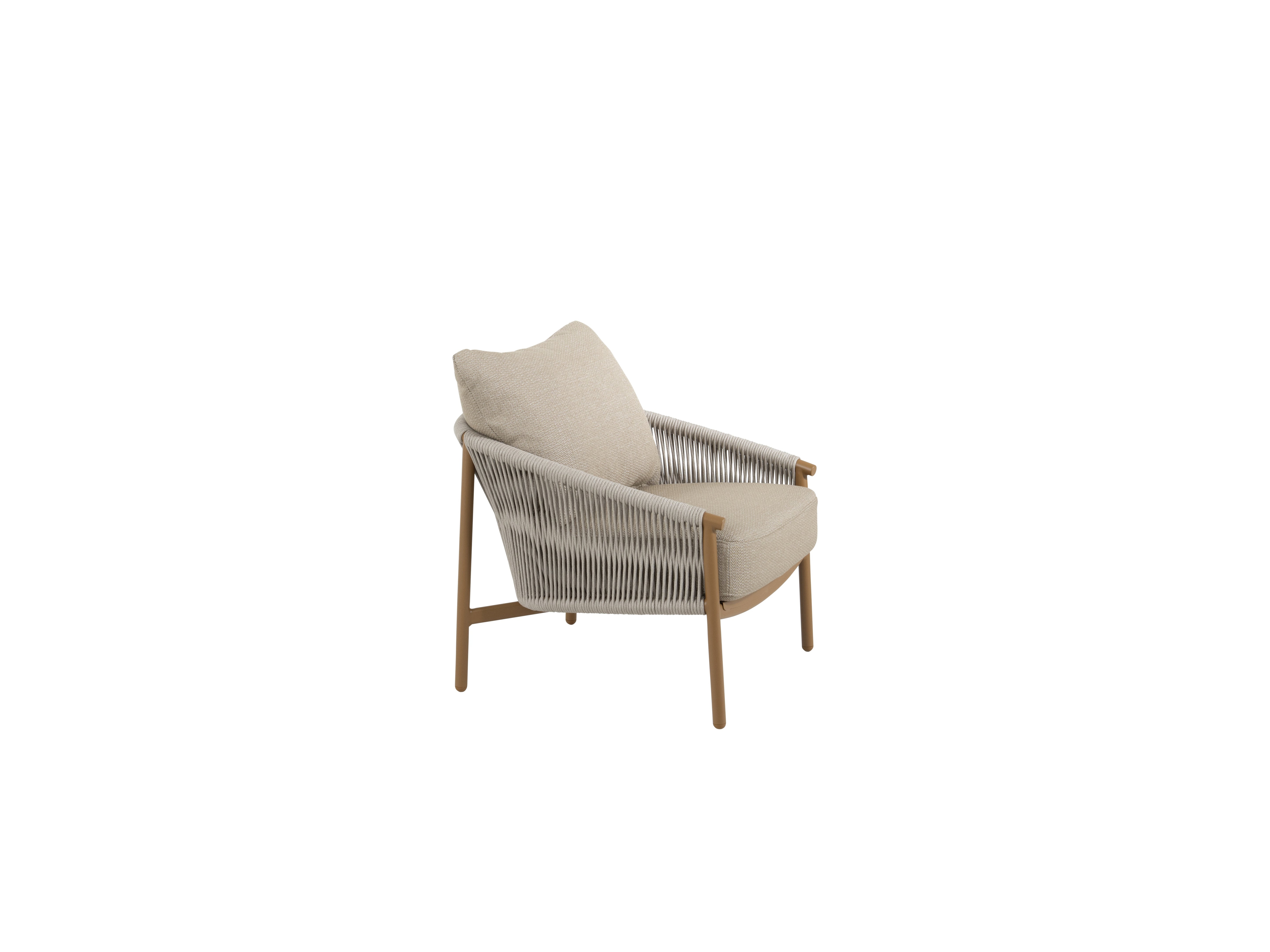 4SO Milos loungestoel taupe incl. 2 kussens - afbeelding 5