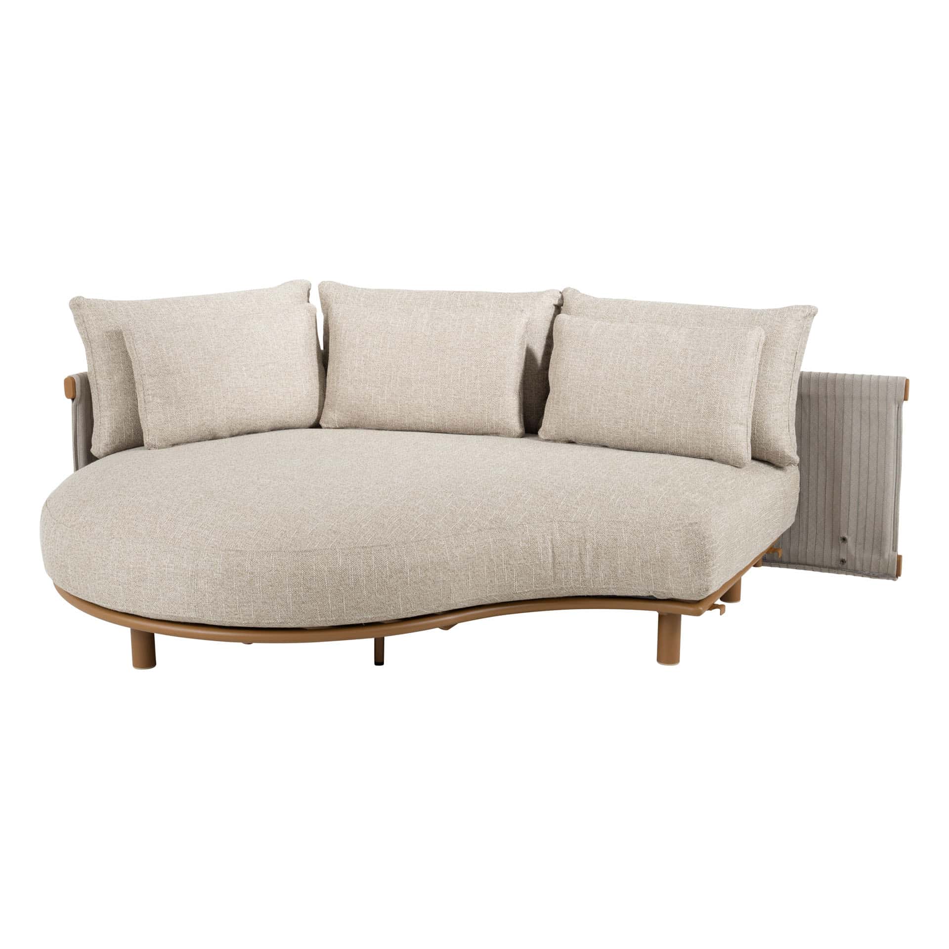 4SO Safina modulaire bank met chaise longue amber - afbeelding 9