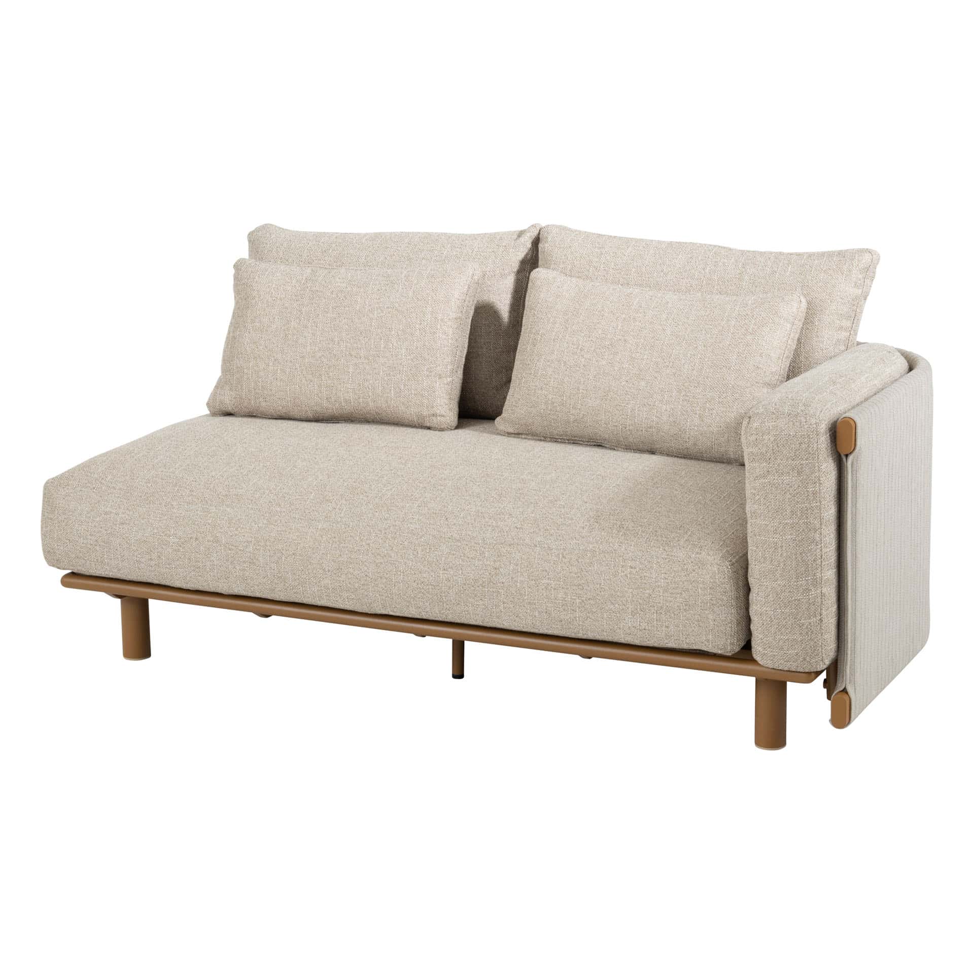 4SO Safina modulaire bank met chaise longue amber - afbeelding 12