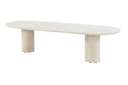 4 Seasons Outdoor -Hampton-dining-table-oval-mortex-top-300x110-cm-with-mortex-base - Image 1