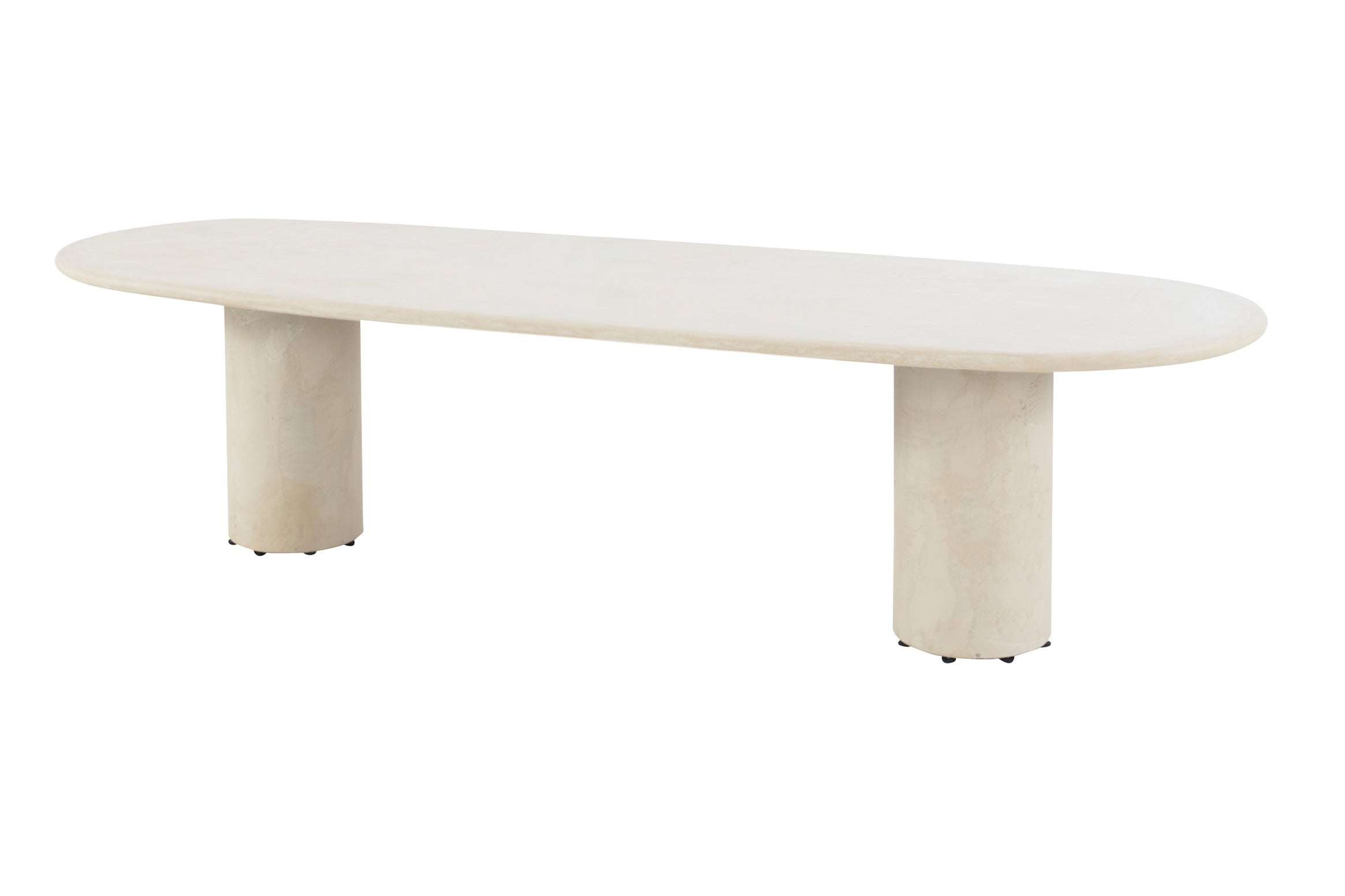4 Seasons Outdoor -Hampton-dining-table-oval-mortex-top-300x110-cm-with-mortex-base - Image 1