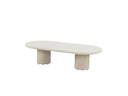 4SO Hampton salontafel beige 65 x 140 cm (H 35)