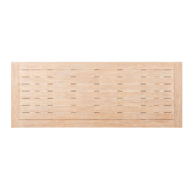 Taste 4SO Noah niedriger Esstisch gebürstet Teak 300 x 100 cm