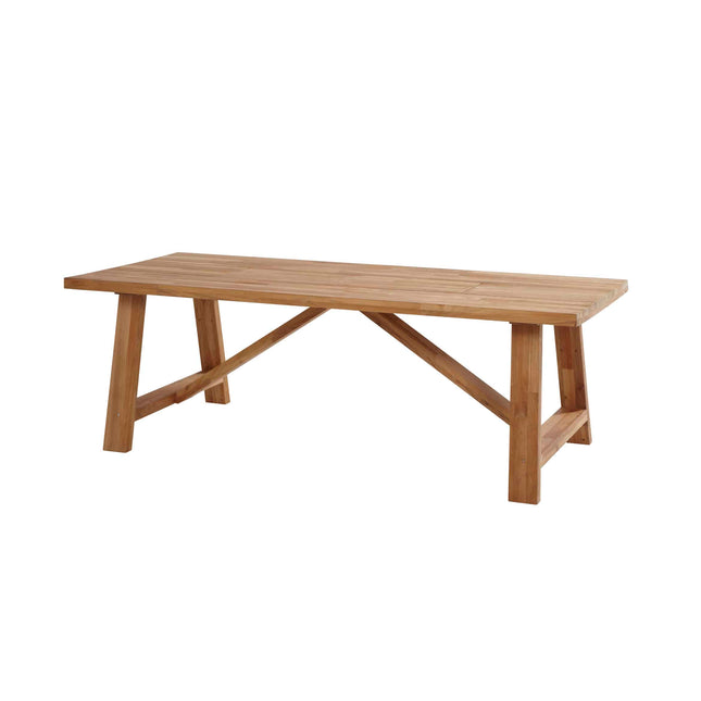 4 Seasons Outdoor Icon Teaktabelle 240 cm Teak -Chassis