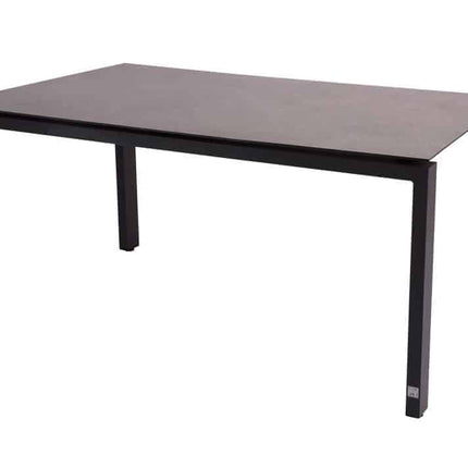 4 Seasons Outdoor Goa Tabelle 160 cm HPL Dunkelgrau Tischplatte