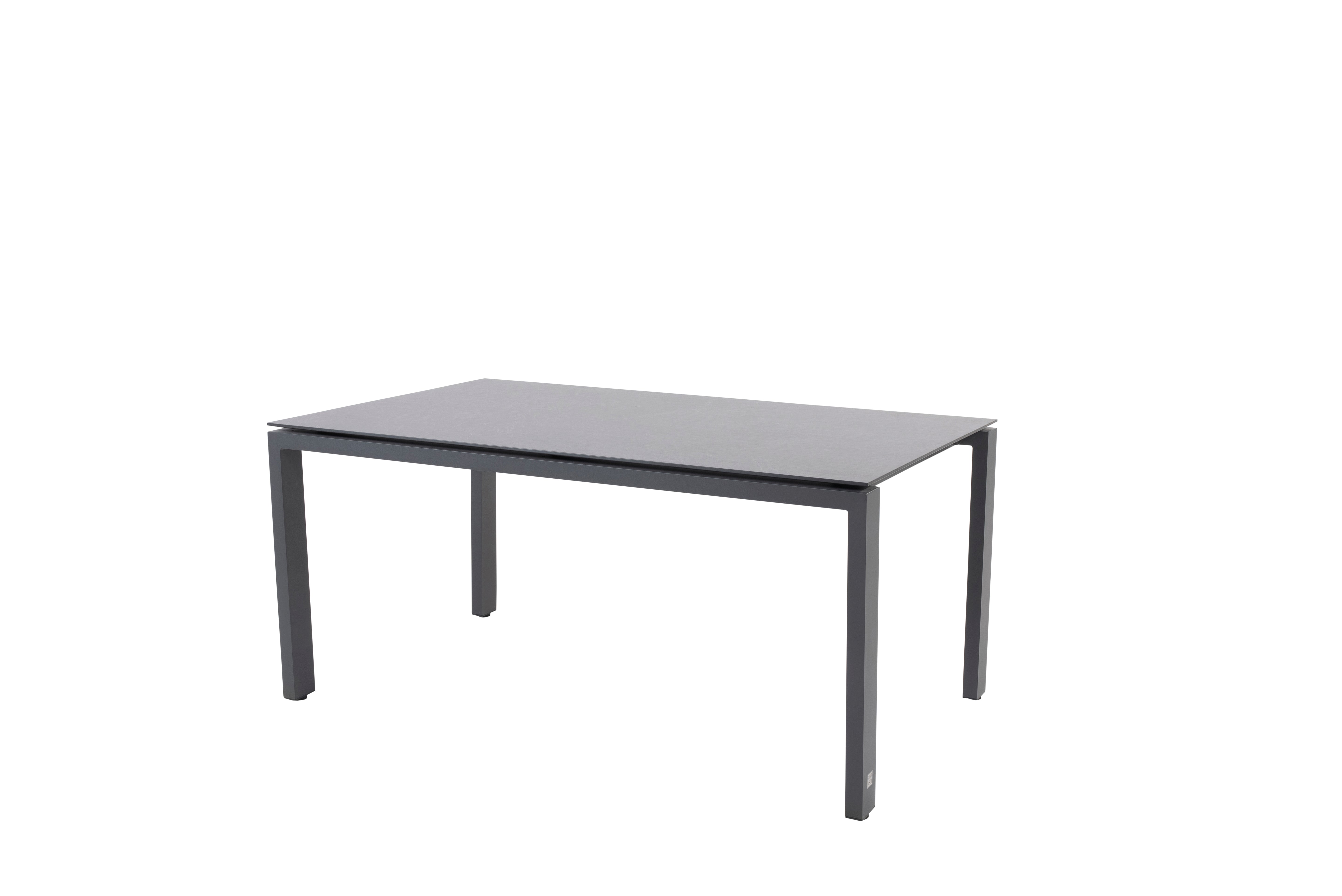 4 Seasons Outdoor Goa dining table 160x95cm with HPL Slate anthracite - Image 1
