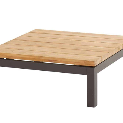 4 Seasons Outdoor Capitol Couchtisch Quadrat 90 x 90 x 35 cm. Teaktisch -Top
