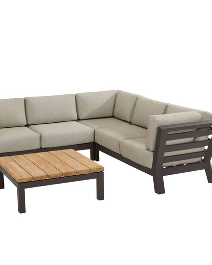 4 Seasons Outdoor Meteoro Lounge Set + Capitol Couchtabelle 90 x 90 cm