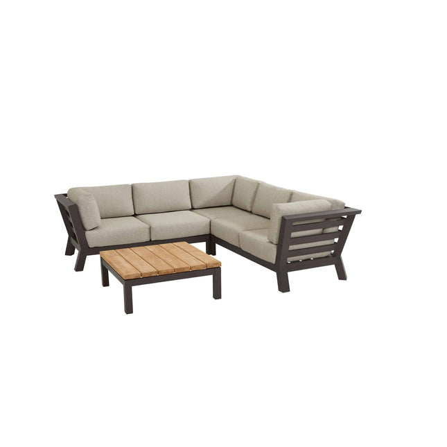 4 Seasons Outdoor Meteoro Lounge Set + Capitol Couchtabelle 90 x 90 cm
