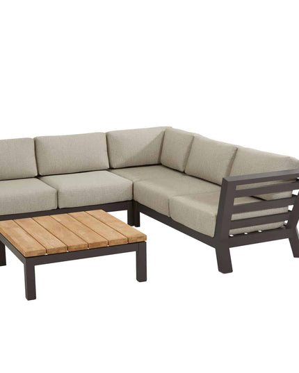 4 Seasons Outdoor Meteoro Lounge Set + Capitol Couchtabelle 90 x 90 cm
