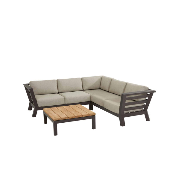 4 Seasons Outdoor Meteoro Lounge Set + Capitol Couchtabelle 90 x 90 cm