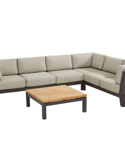 4 Seasons Outdoor Meteoro Lounge Set + Mitte + Capitol Couchtabelle 90 x 90 cm