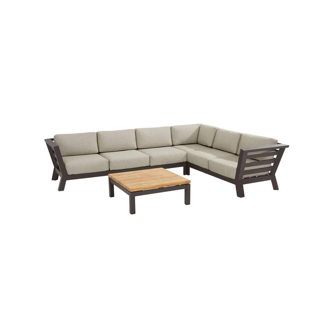 4 Seasons Outdoor Meteoro Lounge Set + Mitte + Capitol Couchtabelle 90 x 90 cm