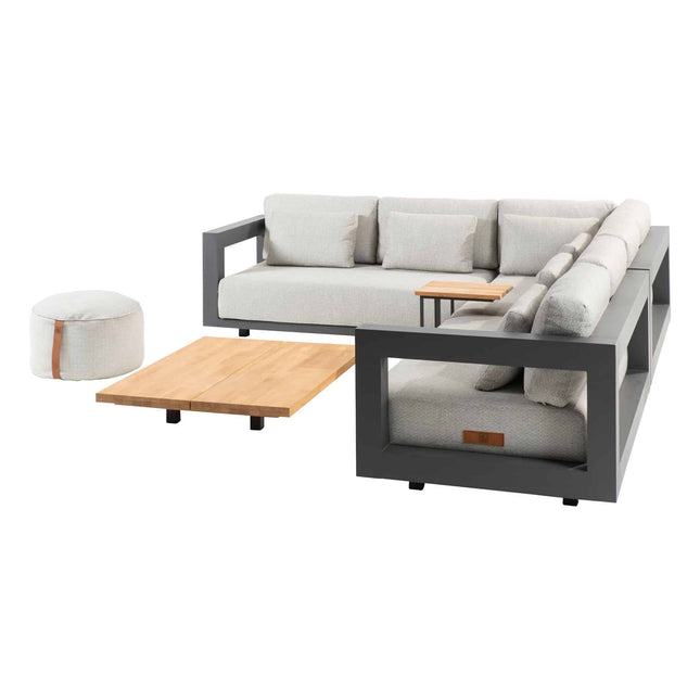 4 Seasons Outdoor Metropolitan Lounge Set Links + Kaffeetisch 120 cm