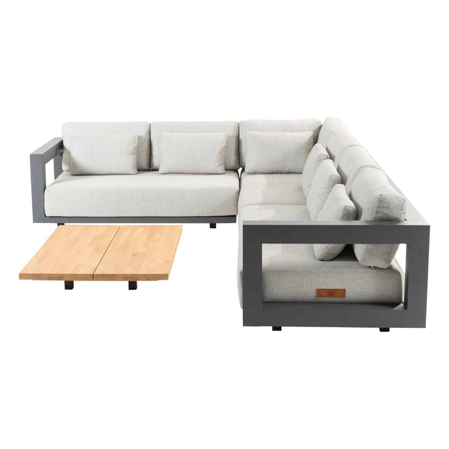 4 Seasons Outdoor Metropolitan Lounge Set Links + Kaffeetisch 120 cm