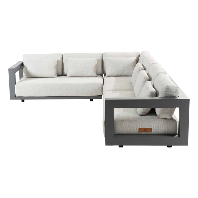 4 Seasons Outdoor Metropolitan Lounge auf der linken Seite ohne Couchtisch