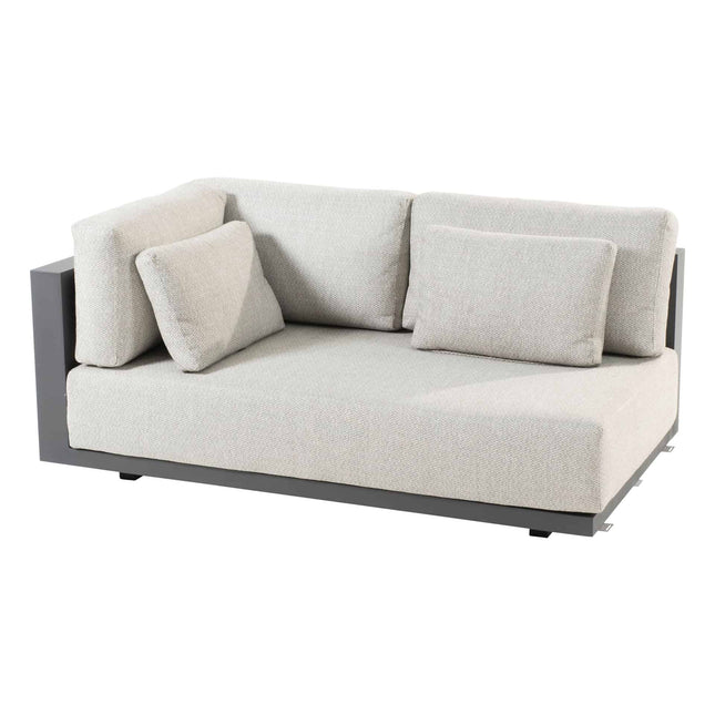 4 Seasons Outdoor Metropolitan Lounge auf der linken Seite ohne Couchtisch