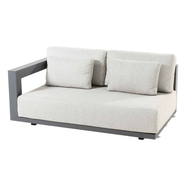 4 Seasons Outdoor Metropolitan Lounge auf der linken Seite ohne Couchtisch