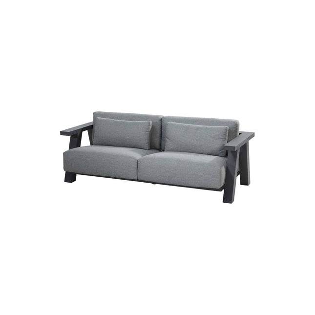 4 Seasons Outdoor Iconic Loungeset + Forza Hoher Loungetisch 120 x 70 x 55 cm