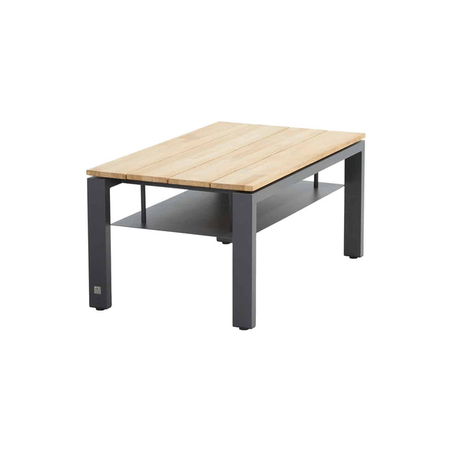 4 Seasons Outdoor Iconic Loungeset + Forza Hoher Loungetisch 120 x 70 x 55 cm