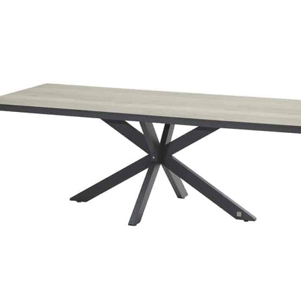 4 Seasons Outdoor Minerva Tisch HPL Blatt Holz Look 220 cm