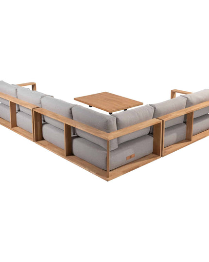 4 Seasons Outdoor Eternity Lounge Set Links + Metropolitan Couchtabelle 120 cm
