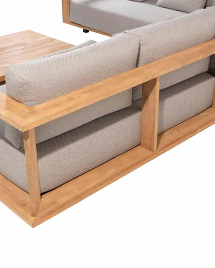 4 Seasons Outdoor Eternity Lounge Set Links + Metropolitan Couchtabelle 120 cm