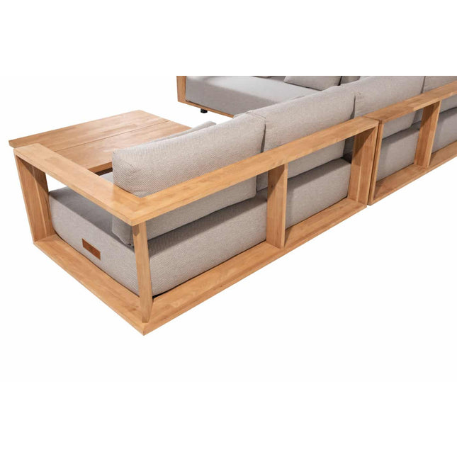 4 Seasons Outdoor Eternity Lounge Set Links + Metropolitan Couchtabelle 120 cm