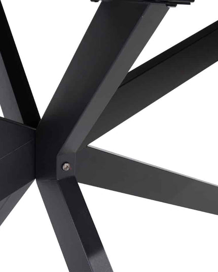 4 Seasons Outdoor Veneto Dining Anthrazit + Privada Tisch Oval HPL Blatt 240 cm