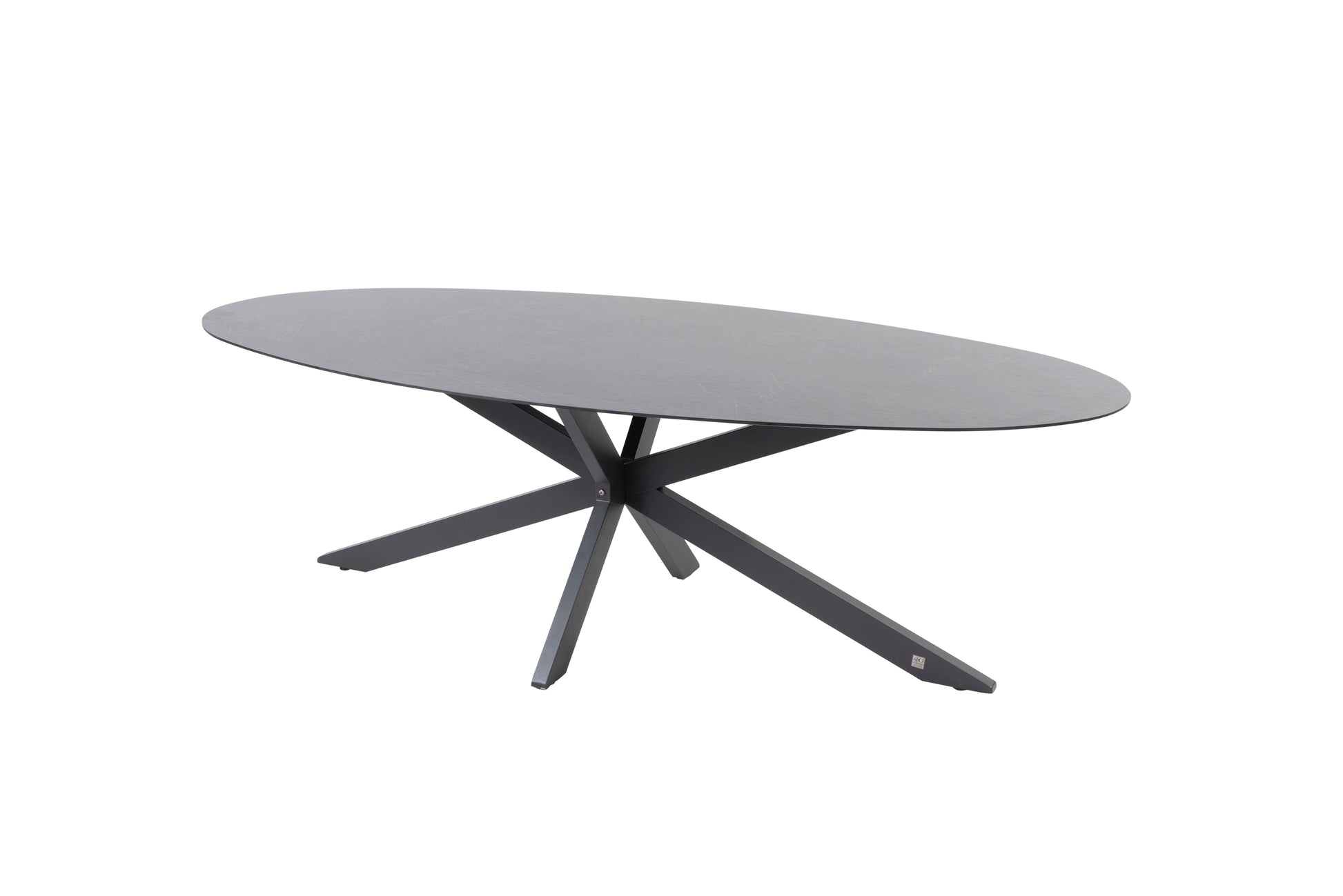 4 Seasons Outdoor Privada table ellips 240x107cm HPL slate anthracite detail - Image 7