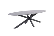 4 Seasons Outdoor Privada table ellips 240x107cm HPL slate anthracite detail - Image 1