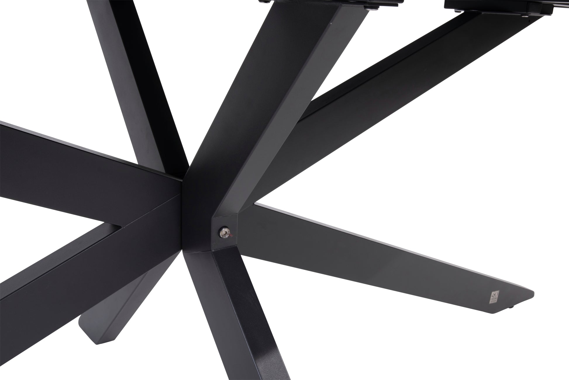 4 Seasons Outdoor Privada table ellips 240x107cm HPL slate anthracite detail - Image 3