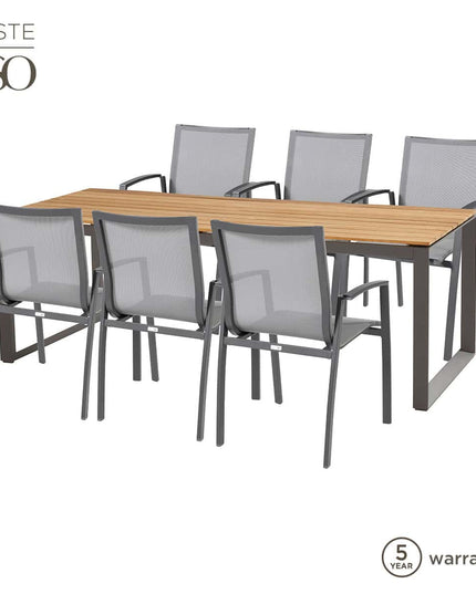 Taste 4SO Turina Dining + Heritage Teak Tisch 220 cm