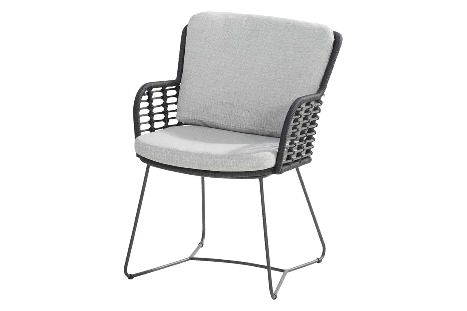 4SO Fabrice dining set anthracite (6 st.) + Taste 4SO Prado tafel 240x105cm - afbeelding 3