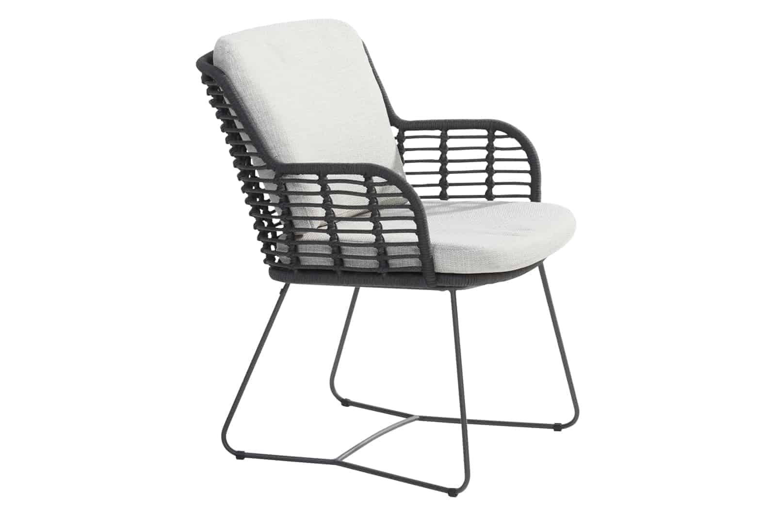 4SO Fabrice dining set anthracite (6 st.) + Taste 4SO Prado tafel 240x105cm - afbeelding 6