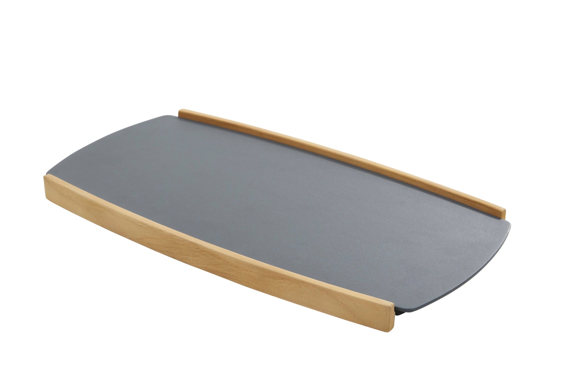 Luz serving tray teak alu - detail