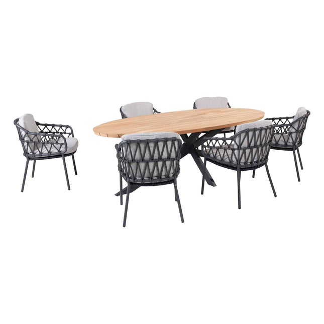 4 Seasons Outdoor Calpi Essstuhl inkl. 2 Kissen