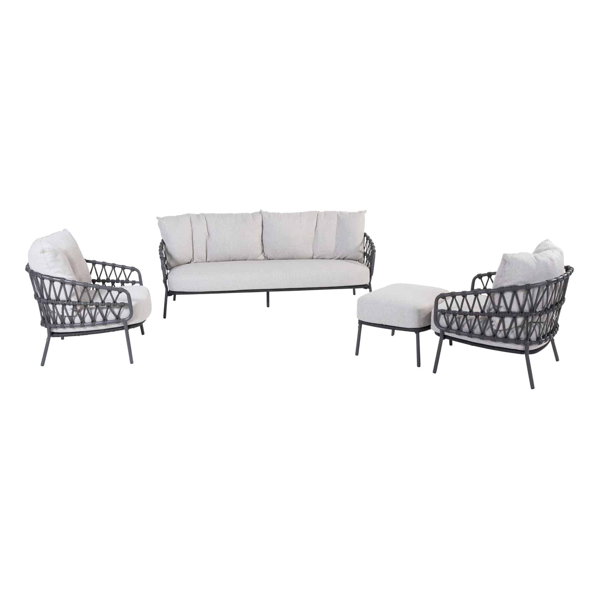 4SO Calpi lounge set incl. voetenbank